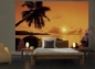 Preview: Fototapete TROPICAL 368x254 Palmen Sonnenuntergang Bali Südsee Karibik Sunset