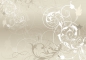 Preview: Vlies Fototapete 17 - Mother of Pearl Ornamente Tapete Schlafzimmer Beige Ornament Tribal beige