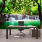 Preview: Vlies Fototapete 67 - Deep Forest Waterfalls Natur Tapete Wasserfall B
