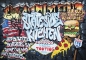 Preview: Vlies Fototapete 600 - Graffiti Tapete Kindertapete Graffiti Schriftzug USA bunt