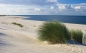 Preview: Vlies Fototapete 1933 - Strand Tapete Meer Dünen Gras Wolken Ostsee beige