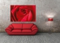 Preview: Fototapete ROTE ROSE 175x115 cm red Flower Blüte Blume