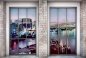 Preview: Vliestapete Fototapete LOFT, 368x248, City, urbanes Wohnen stilvoller Hafenblick