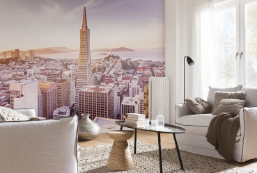 Fototapete SAN FRANCISCO MORNING, 368x254cm, die kalifornische Metropole im Morgenlicht