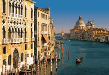 Fototapete VENEZIA 368x254 Italien Venedig Canal Grande Markusdom Gondeln Adria