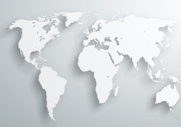 Vlies Fototapete 215 - Welt Tapete Weltkarte Atlas Kontinente 3D Optik braun