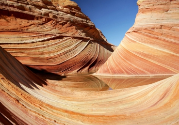 Vlies Fototapete 233 - Antilope Canyon Wüste Tapete Sand Düne Urlaub Sonne blau