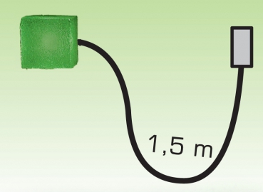 PAVILUX+ Erweiterungsset, 1 LED-Leuchtstein, grün leuchtend