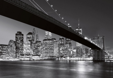 Fototapete LOWER BROOKLYN BRIDGE 366x254 cm New York City Manhattan Hudson River