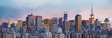 Fototapete MANHATTAN SKYLINE 366x127 New York Panorama