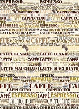 Fototapete CAFETERIA 183x254 Kaffee Coffee Cafe Caffe Cappuchino Espresso Date