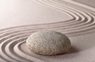 Fototapete ZEN STONES, 175x115cm Giant Art Poster, Japanische Garten-Meditation