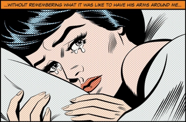 Fototapete CRYING WOMAN 175x115 Comic Sequenz im Marvel Style, Roy Lichtenstein