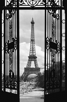 Fototapete EIFFELTURM 115x175 Paris La Tour Eiffel Frankreich Jugendstil Eisen