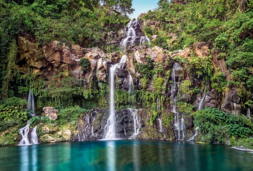 Vliestapete Fototapete CASCADE, Naturschauspiel, Urwald, Wasserfall, 368x248cm