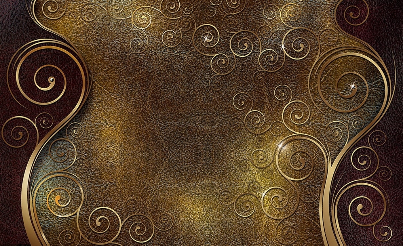 Kiss Fototapeten Zu Besten Preisen Fototapete No 1873 Vliestapete Illustrationen Tapete Ornamente Ranke Verspielt Muster Braun