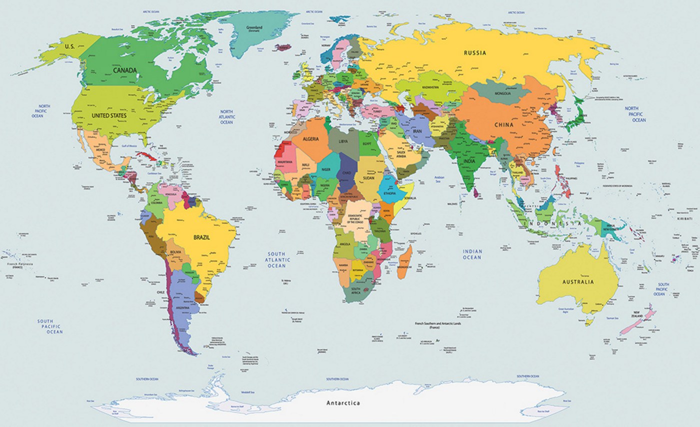 Atlas Weltkarte : Fototapete No 215 Weltkarte Atlas Kontinente 3d Optik