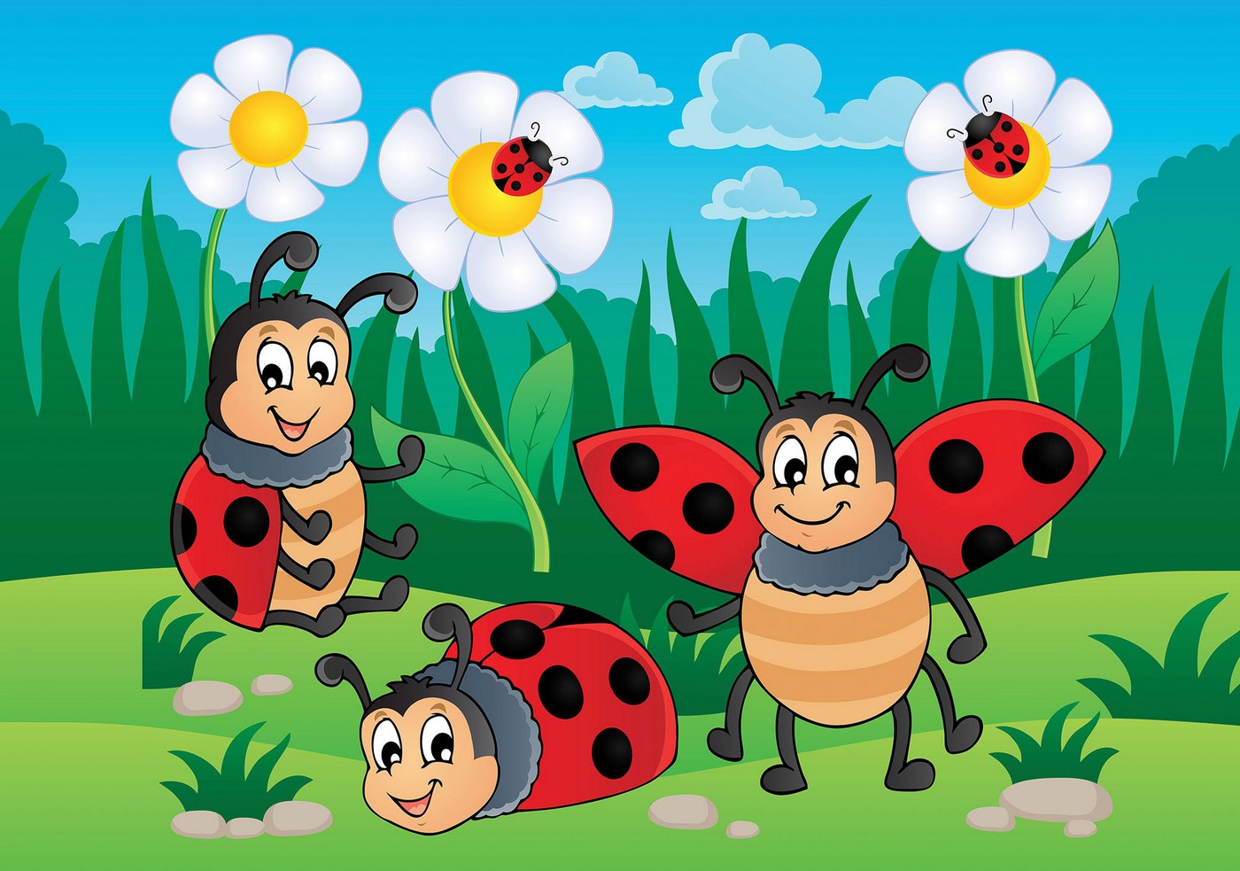 Tapete Fototapete Vlies Cartoon Bugs Nr 1