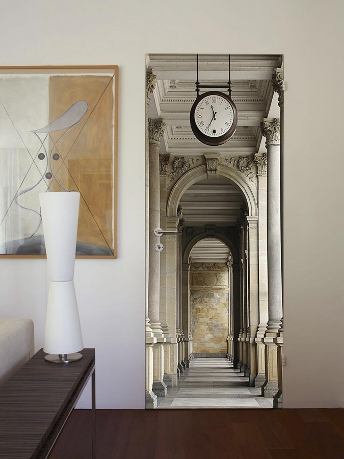 Fototapete PASSAGEWAY 86x200cm historischer Säulengang, edel